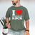 I Love Divorced Dad Rock Quote Men's Comfort Colors T-Shirt Moss