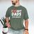 I Love Hot Dads With Beards I Heart Hot Dads Shirt Men's Comfort Colors T-Shirt Moss
