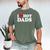 I Love Hot Dads Men's Comfort Colors T-Shirt Moss