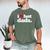 I Love Hot Dads Top For Hot Dad Joke I Heart Hot Dads Men's Comfort Colors T-Shirt Moss