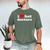 I Love Hot Doctors PhD Graduation Present From Spouse Men's Comfort Colors T-Shirt Moss