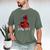 Marvel Super Heroes Pets Deadpool Loves Dogpool Dog Dad Men's Comfort Colors T-Shirt Moss