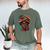 Melanin Girl Afro Book Lover Librarian Teacher Student Men's Comfort Colors T-Shirt Moss
