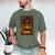 Melanin Girl Locs Book Lover Librarian Teacher Student Men's Comfort Colors T-Shirt Moss