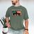 In Memory Of The Fallen American Flag USA Veterans Day Men's Comfort Colors T-Shirt Moss In Memory Of The Fallen American Flag USA Veterans Day Men's Comfort Colors T-Shirt Moss