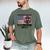 In Memory And Honor Of Firefighters Remembering 911 Men's Comfort Colors T-Shirt Moss
