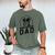 Mini Aussie Dad Dog Owner For Men Dad Christmas Men's Comfort Colors T-Shirt Moss