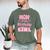 Mom And Dad Of The Birthday Girl Coquette Family Matching Men's Comfort Colors T-Shirt Moss
