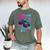 Monster Truck Dad Family Matching Shirt Truck Lovers Men's Comfort Colors T-Shirt Moss