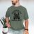 New Dad Prepared For Diaper Duty Men's Comfort Colors T-Shirt Moss