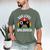 New Dad Shirt Dad Level 4 Unlocked For 4 Kids Gaming Men's Comfort Colors T-Shirt Moss