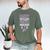 NICU Dad Micro Preemie Baby Dad Of NICU Warrior Appreciation Men's Comfort Colors T-Shirt Moss