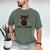 Not A Hugger Tee Angry Cat Sarcastic Cute Introvert Men's Comfort Colors T-Shirt Moss