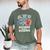 Nothing Beats Reading Rock Paper Scissors Book Lover Men's Comfort Colors T-Shirt Moss