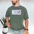Nurse Glitch Aesthetic Graduation Nurse Glitch Graphic Art Men's Comfort Colors T-Shirt Moss