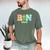 Nurse Graduation Shirt RN Est 2018 Rainbow Tshirt Men's Comfort Colors T-Shirt Moss