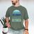 Ofishally Retired Fishing Retro Retirement Dad Men Men's Comfort Colors T-Shirt Moss