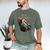 Old Buzzard Bird Old Man Grandpa Recliner Dads Joke Men's Comfort Colors T-Shirt Moss