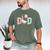 One Silly Goose Dad 1st First Birthday Family Matching Party Men's Comfort Colors T-Shirt Moss