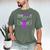 Pancreatic Cancer I Wear Purple In Memory Of My Dad Men's Comfort Colors T-Shirt Moss