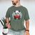 Panda With Book For Reading Enthusiasts Men's Comfort Colors T-Shirt Moss