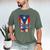 Papi Puerto Rican Dad Puerto Rico Pride Boricua Father's Day Men's Comfort Colors T-Shirt Moss