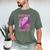 Pastel Goth In Memory Of My Social Life Coffin & Pink Roses Men's Comfort Colors T-Shirt Moss
