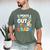 Peace Out 5th Grade Fifth Grade Graduation T-Shirt Men's Comfort Colors T-Shirt Moss