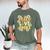 Peace Love Books Librarian Teacher Life Book Library Men's Comfort Colors T-Shirt Moss