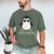 Penguin Papa Father's & Cute Dad Men's Comfort Colors T-Shirt Moss