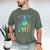 PhD Graduation Dead Inside But i Got My PhD Tie Dye Funny Men's Comfort Colors T-Shirt Moss