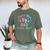 Pink Or Blue Dad Loves You Gender Reveal Men's Comfort Colors T-Shirt Moss