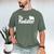 Pomeranian Father Dad The Pom Father Dog Lover Small Men's Comfort Colors T-Shirt Moss