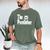 The PomFather Pomeranian Dog Dad Shirt Men Men's Comfort Colors T-Shirt Moss
