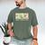 Preppy 100 Days Of School Goose Coffee Books Teacher Life Men's Comfort Colors T-Shirt Moss