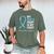 Prostate Cancer Awareness Light Blue Ribbon Dad Survivor Men's Comfort Colors T-Shirt Moss