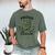 Proud Air Force Cousin Deployment Homecoming Graduation USAF Men's Comfort Colors T-Shirt Moss