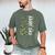 Proud Army Dad United States USA Flag For Father's Day Men's Comfort Colors T-Shirt Moss