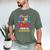 Proud Aunt Of 2023 Pre-K Graduate Senior Graduation Matching Men's Comfort Colors T-Shirt Moss