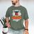 Proud Dad Of A 2026 Senior Basketball Graduation Men's Comfort Colors T-Shirt Moss