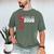 Proud Dad Of Class Of 2026 Graduate Men's Comfort Colors T-Shirt Moss