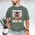 Proud Dad Of a Football Senior 2026 Graduation Men's Comfort Colors T-Shirt Moss