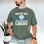 Proud Dad Of A Freaking Awesome Libero Volleyball Father Men's Comfort Colors T-Shirt Moss