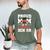Proud Mom Of a Football Senior 2026 Graduation Gifts Men's Comfort Colors T-Shirt Moss
