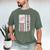 Proud New Dad New Girl Baby Fathers Day First Time Dad Men's Comfort Colors T-Shirt Moss