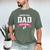 Proud New Dad Its A Girl Baby Gender Announcement Men's Comfort Colors T-Shirt Moss