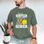 Proud Sister Of A 2026 Senior Softball Graduation Leopard Men's Comfort Colors T-Shirt Moss