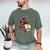 Raccoon Reading Books Matching Bookworm Readers Librarian Men's Comfort Colors T-Shirt Moss