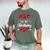 Race Car Dad Of The Birthday Boy Racing Family Pit Crew Men's Comfort Colors T-Shirt Moss