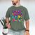 Rad Dad 80s Throwback Men's Comfort Colors T-Shirt Moss